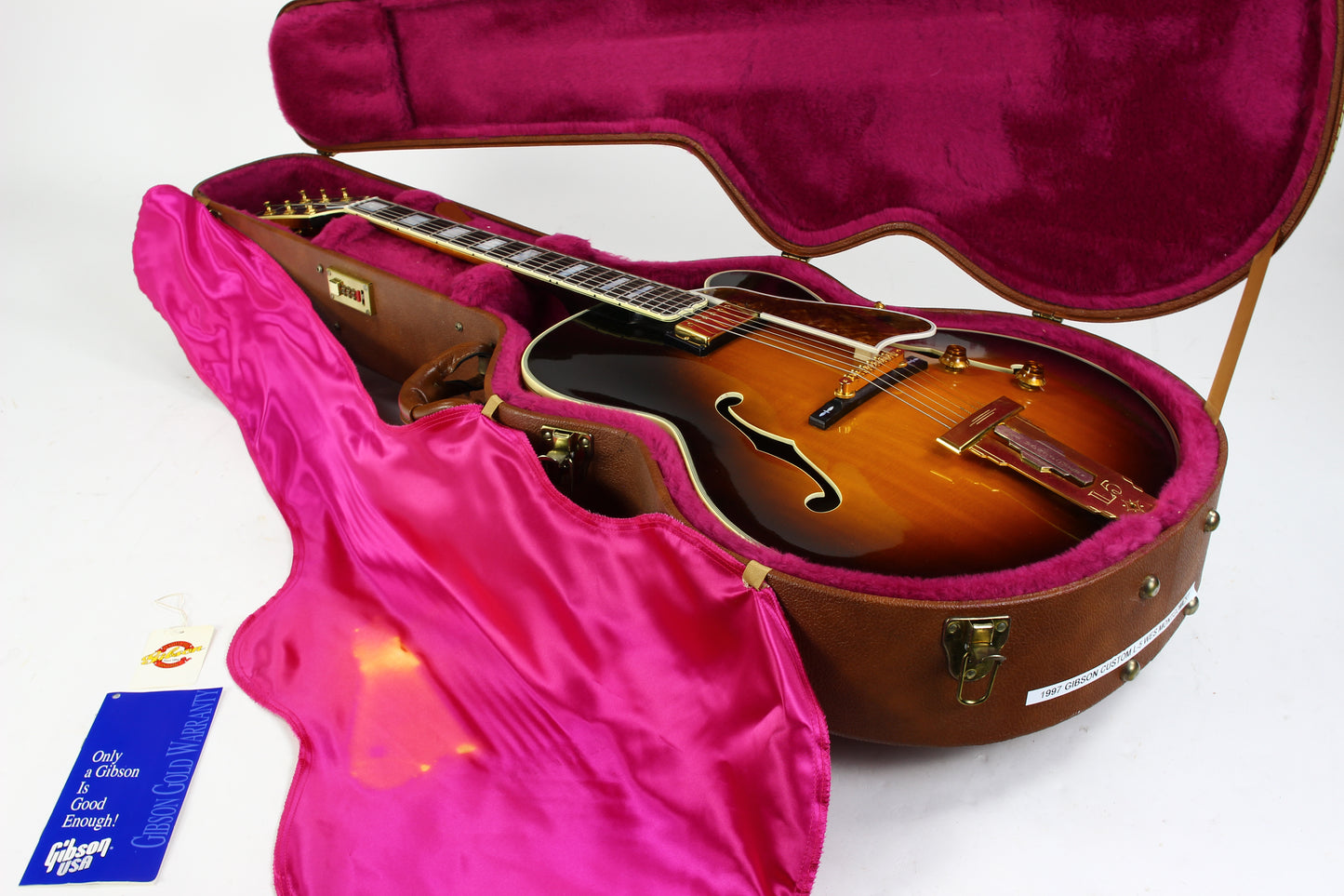 1997 Gibson Custom Shop Historic WES MONTGOMERY L-5 Sunburst One Pickup Signature Model Archtop Electric Guitar