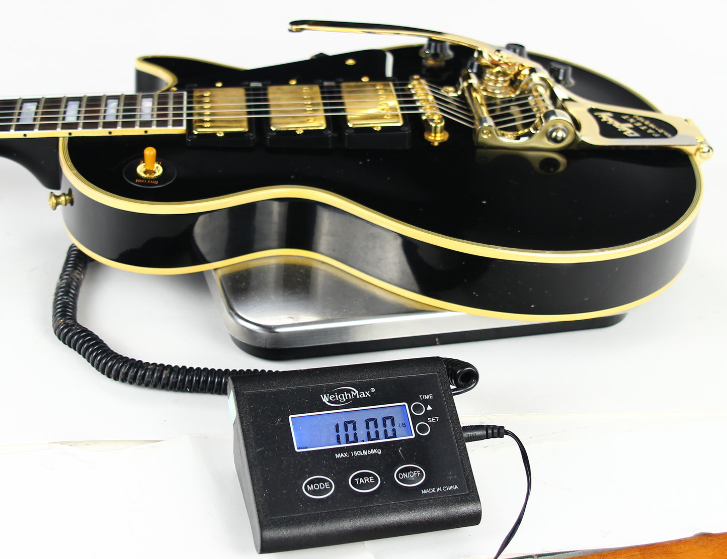 1957 Gibson MURPHY LAB Light Aged '57 Les Paul Custom 3 Pickup Ebony Black Beauty Bigsby 2024