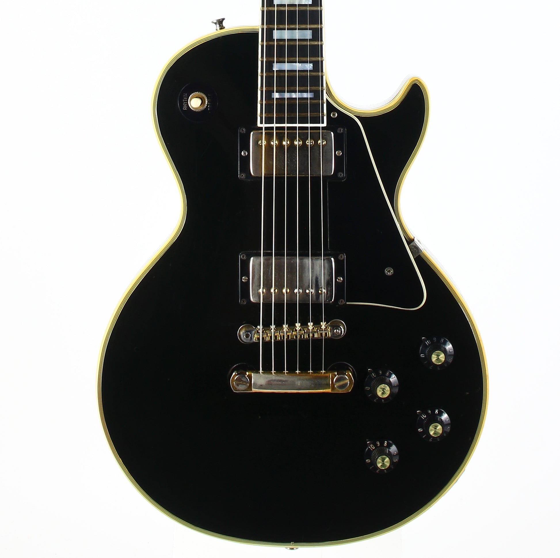 1973 Gibson Les Paul Custom Black w Original Case CLEAN VINTAGE GUITAR