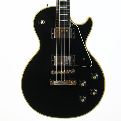 1973 Gibson Les Paul Custom Black w Original Case CLEAN VINTAGE GUITAR
