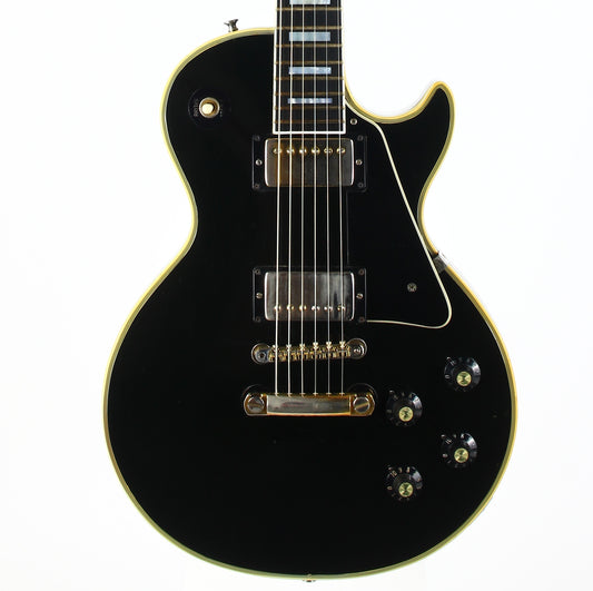 1973 Gibson Les Paul Custom Black w Original Case CLEAN VINTAGE GUITAR