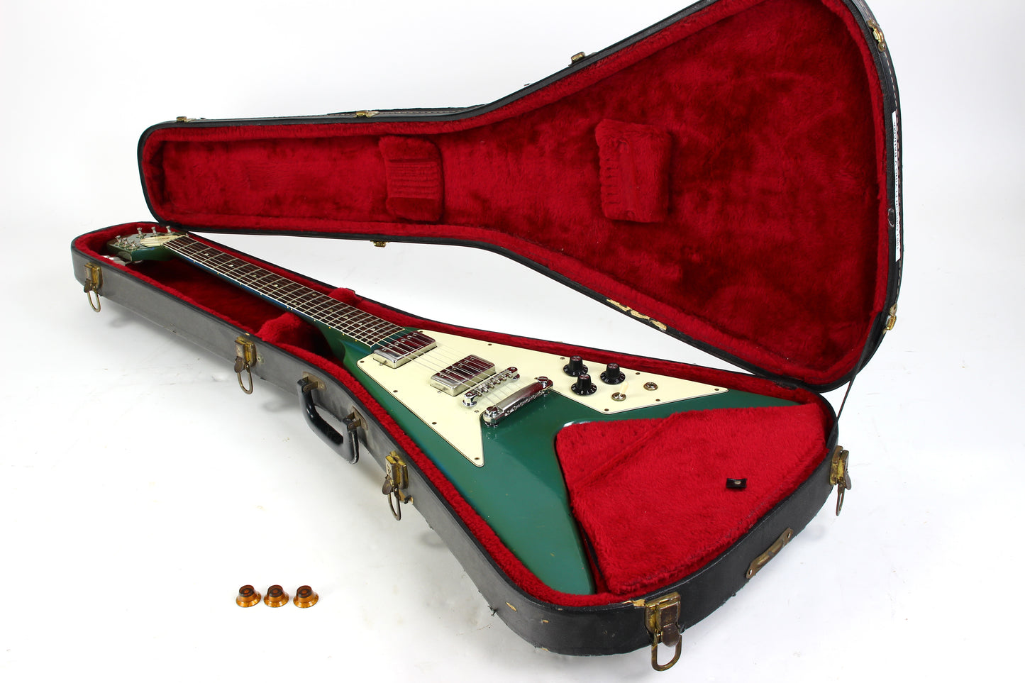 1981 Gibson Flying V BAHAMA BLUE w Original Case | Vintage Mahogany Vee! CUSTOM COLOR VERY RARE