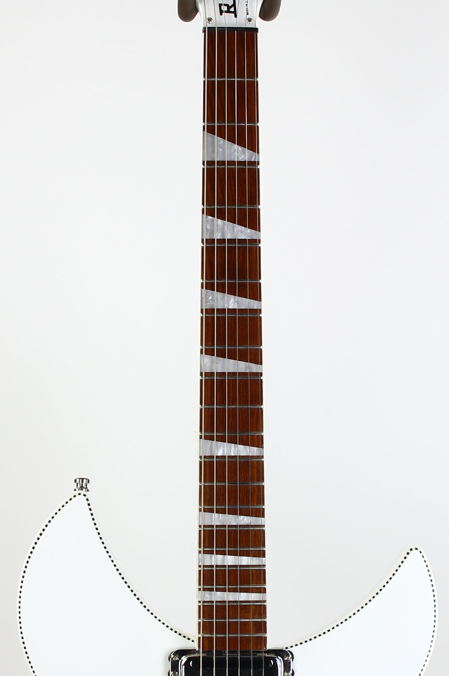 2023 Rickenbacker Limited Edition 360 c63 1960s Reissue SNOWGLO Checkerboard Double Bound! 6-string! Fab Gear