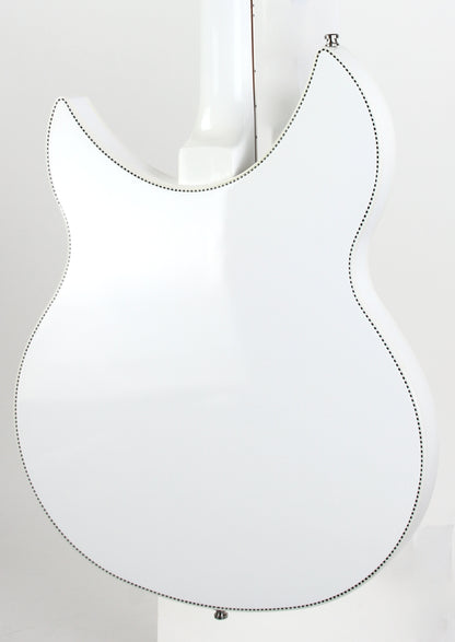 2023 Rickenbacker Limited Edition 360 c63 1960s Reissue SNOWGLO Checkerboard Double Bound! 6-string! Fab Gear