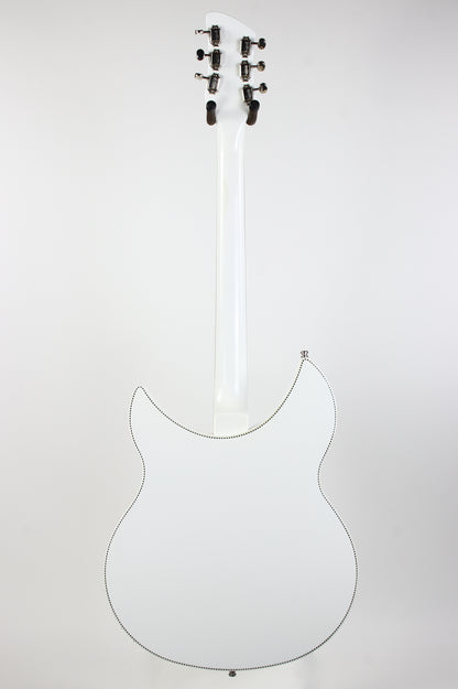 2023 Rickenbacker Limited Edition 360 c63 1960s Reissue SNOWGLO Checkerboard Double Bound! 6-string! Fab Gear