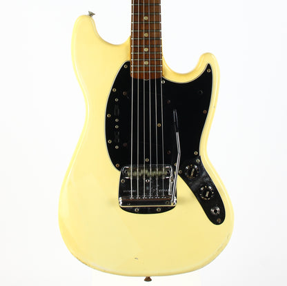 1978 Fender Mustang Olympic White w Original Hard Case, Player Grade