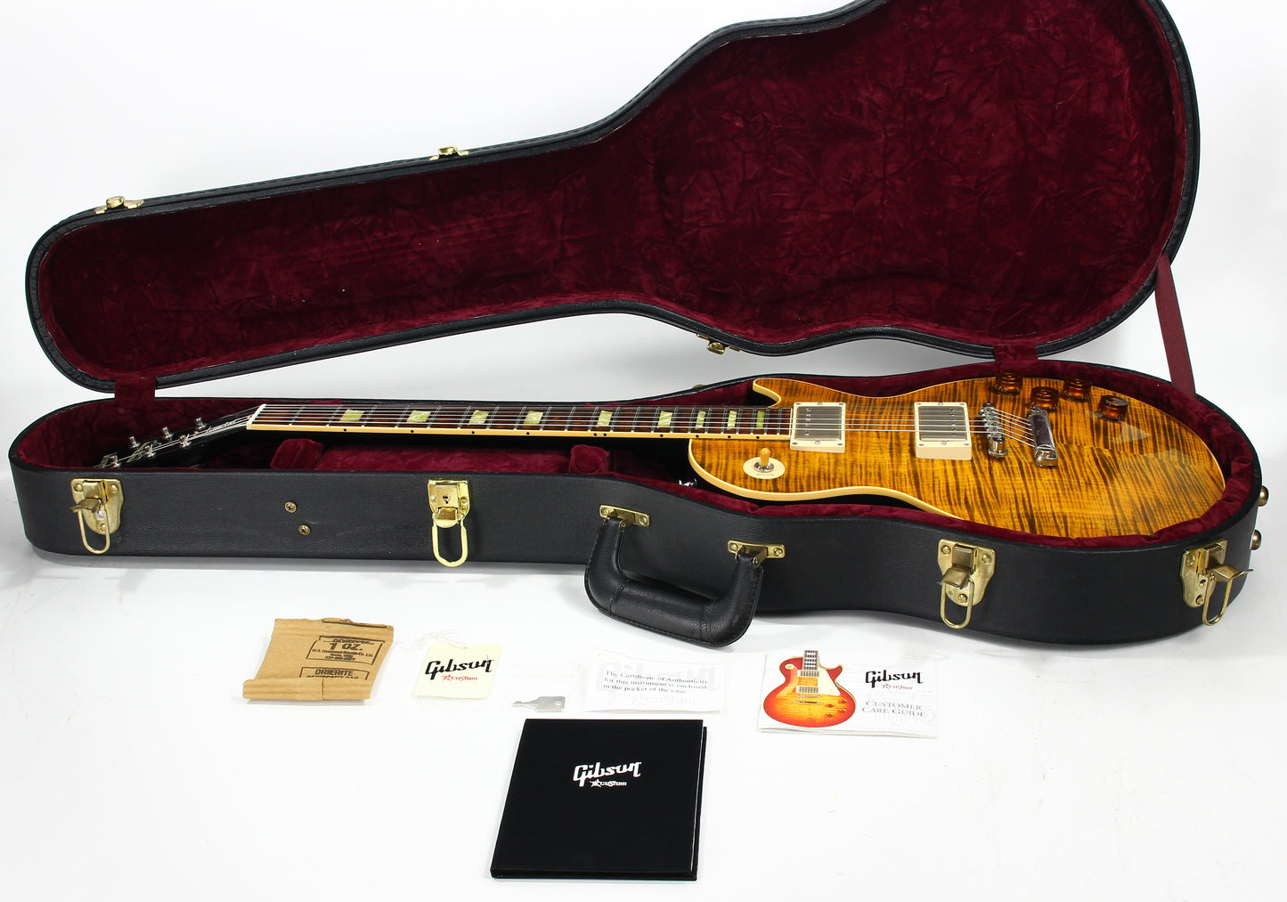 2008 Gibson Custom Shop Joe Perry BONEYARD '59 Les Paul Green Tiger Flame - Reissue 1959 R9