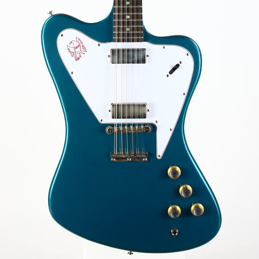 Gibson Custom Shop 1965 Non-Reverse Firebird V 12-String Reissue Electric Guitar Aqua Mist VOS