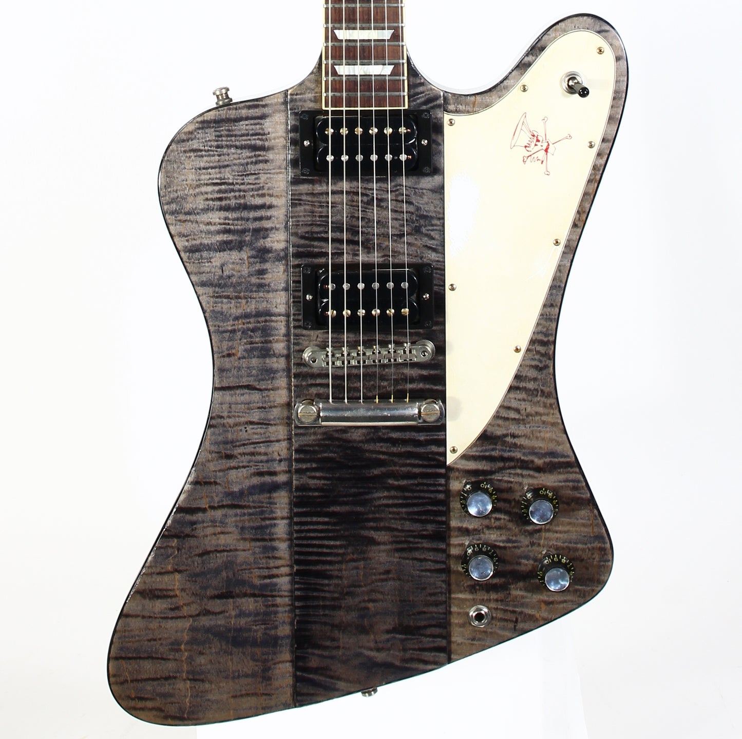2017 Gibson Custom Shop SLASH FIREBIRD AGED Trans Black Flametop! 25 Made Total