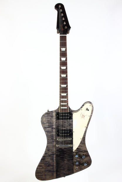 2017 Gibson Custom Shop SLASH FIREBIRD AGED Trans Black Flametop! 25 Made Total!