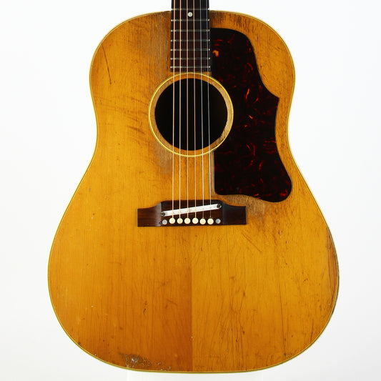 1961 Gibson J-50 Natural Vintage Acoustic Flat Top Dreadnought Guitar
