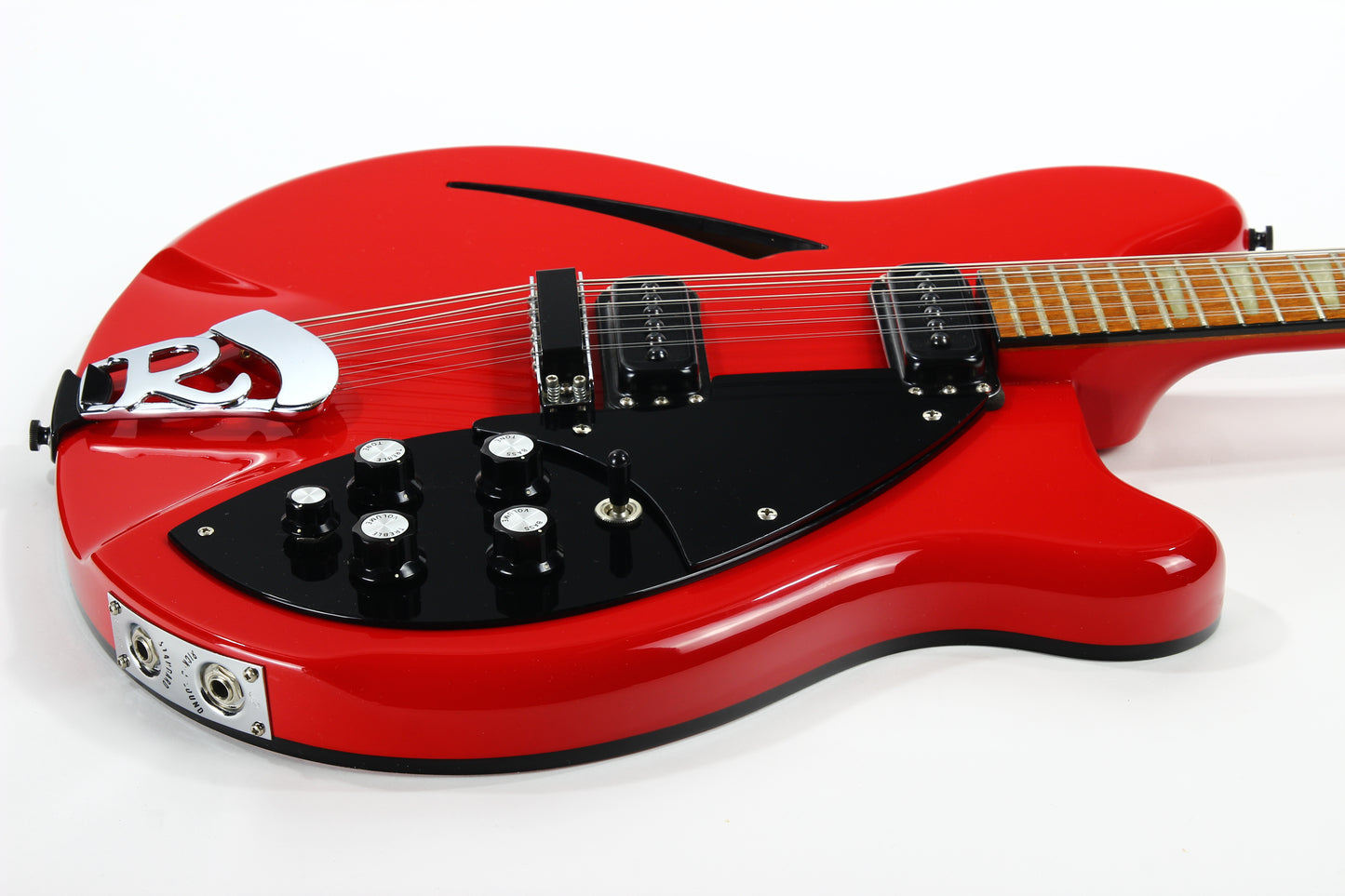 1989 Rickenbacker 360/12 BT RED 12-String Electric Guitar - Black Binding, Uncommon Color, w/ Original Case