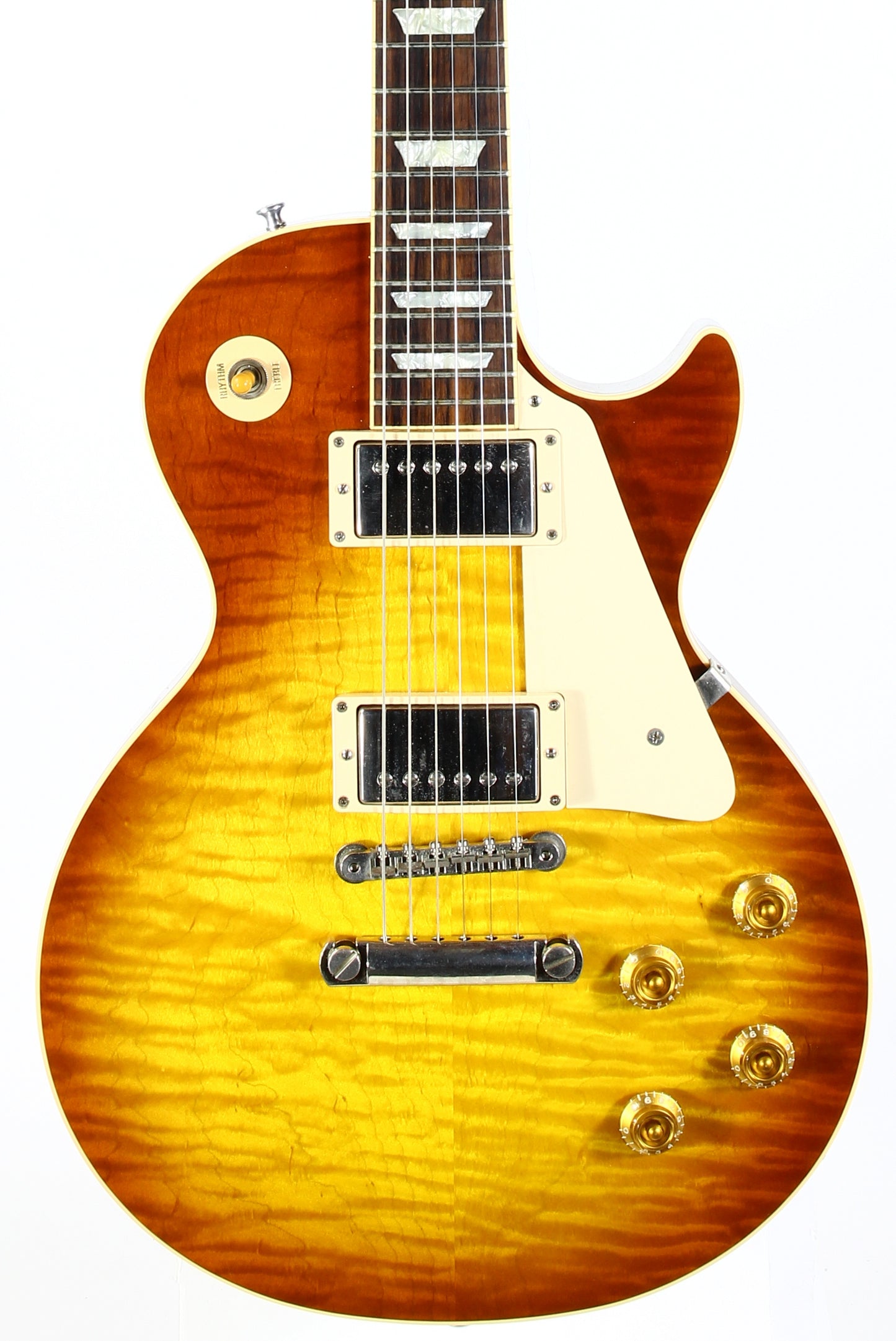 1999 Gibson Custom Shop Les Paul Standard Flametop ala Jimmy Page! 1959 reissue type Long Neck Tenon