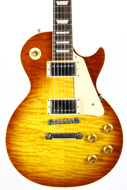 1999 Gibson Custom Shop Les Paul Standard Flametop ala Jimmy Page! 1959 reissue type Long Neck Tenon