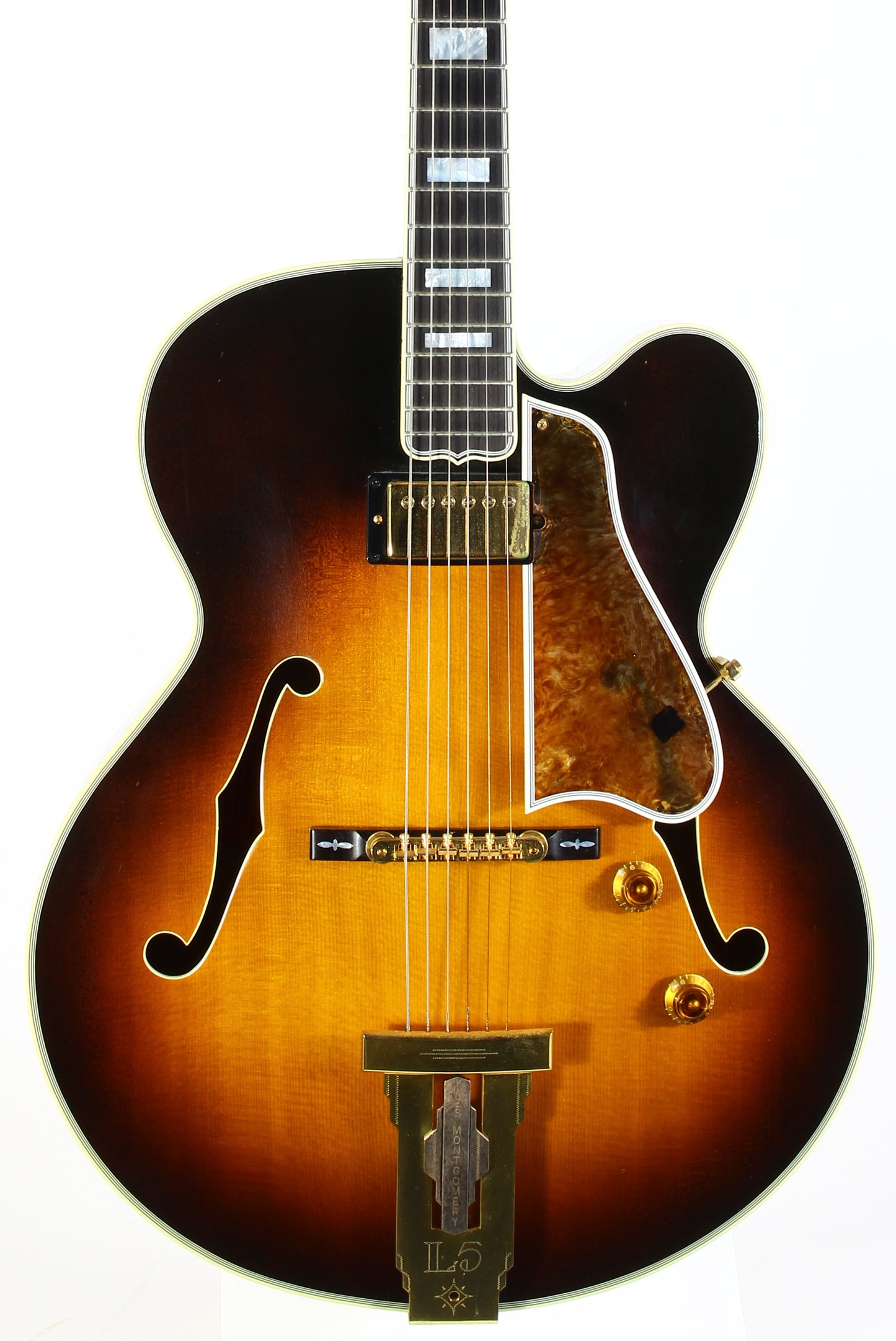 1997 Gibson Custom Shop Historic WES MONTGOMERY L-5 Sunburst One Pickup Signature Model Archtop Electric Guitar