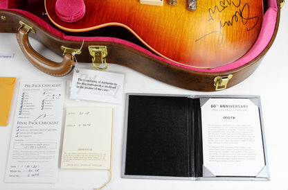 2020 Gibson Custom Shop 1960 Les Paul Standard 60th Anniversary - SIGNED BY SHERYL CROW, Iced Tea, R0 '60 Historic Reissue