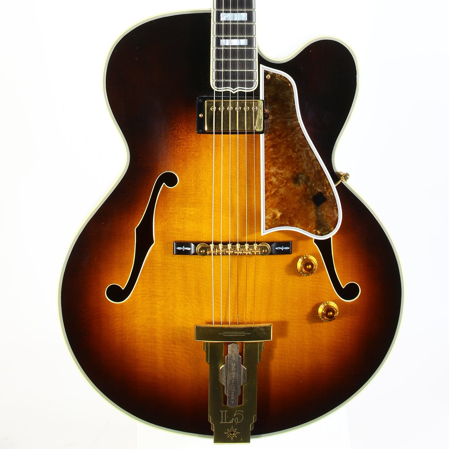 1997 Gibson Custom Shop Historic WES MONTGOMERY L-5 Sunburst One Pickup Signature Model Archtop Electric Guitar
