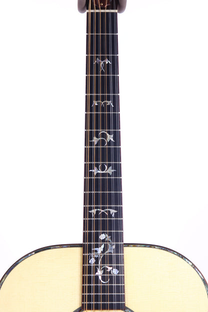 UNPLAYED! 1996 Taylor 955 12-String Cindy Inlay Jumbo Acoustic Guitar - Spruce & Rosewood, Abalone!