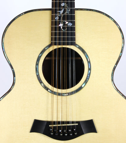 UNPLAYED! 1996 Taylor 955 12-String Cindy Inlay Jumbo Acoustic Guitar - Spruce & Rosewood, Abalone!