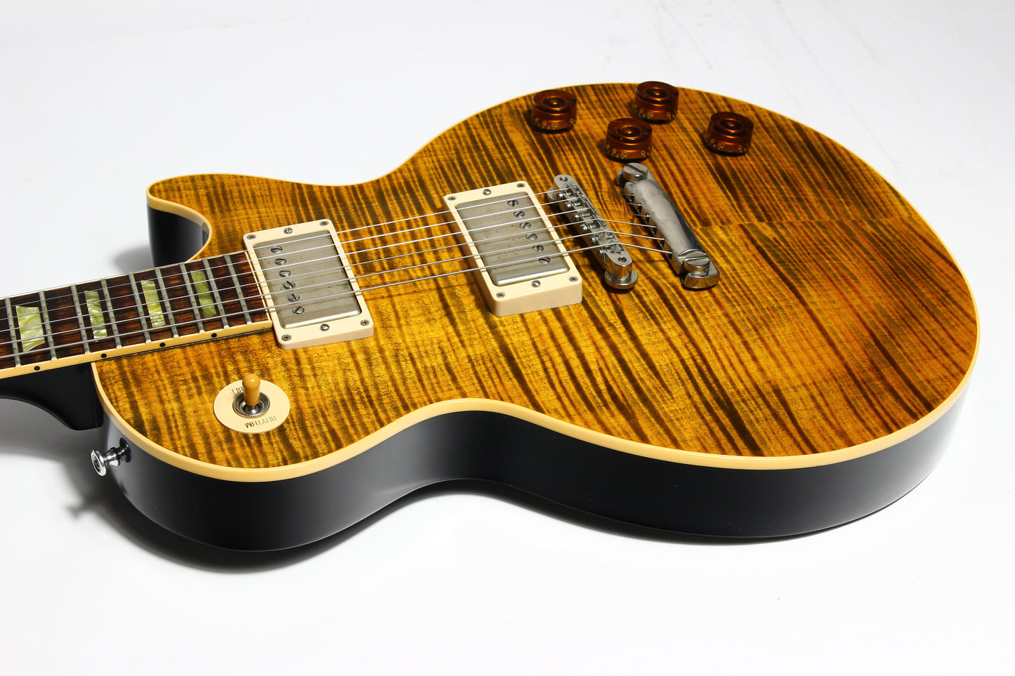 2008 Gibson Custom Shop Joe Perry BONEYARD '59 Les Paul Green Tiger Flame - Reissue 1959 R9