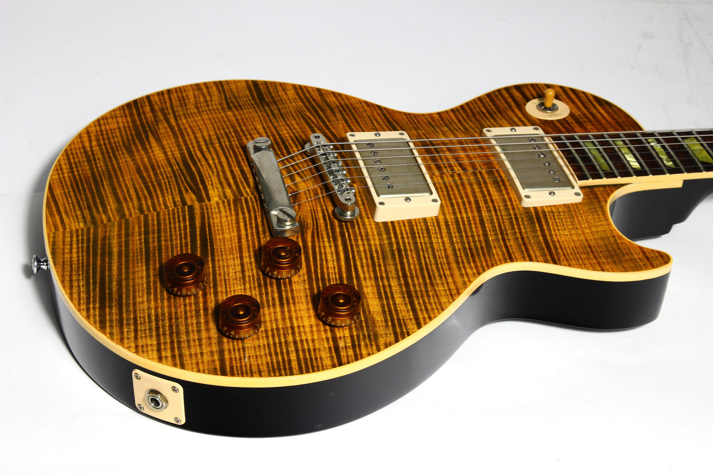 2008 Gibson Custom Shop Joe Perry BONEYARD '59 Les Paul Green Tiger Flame - Reissue 1959 R9