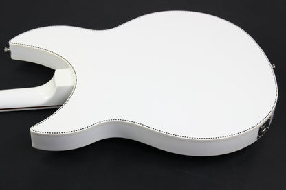 2023 Rickenbacker Limited Edition 360 c63 1960s Reissue SNOWGLO Checkerboard Double Bound! 6-string! Fab Gear
