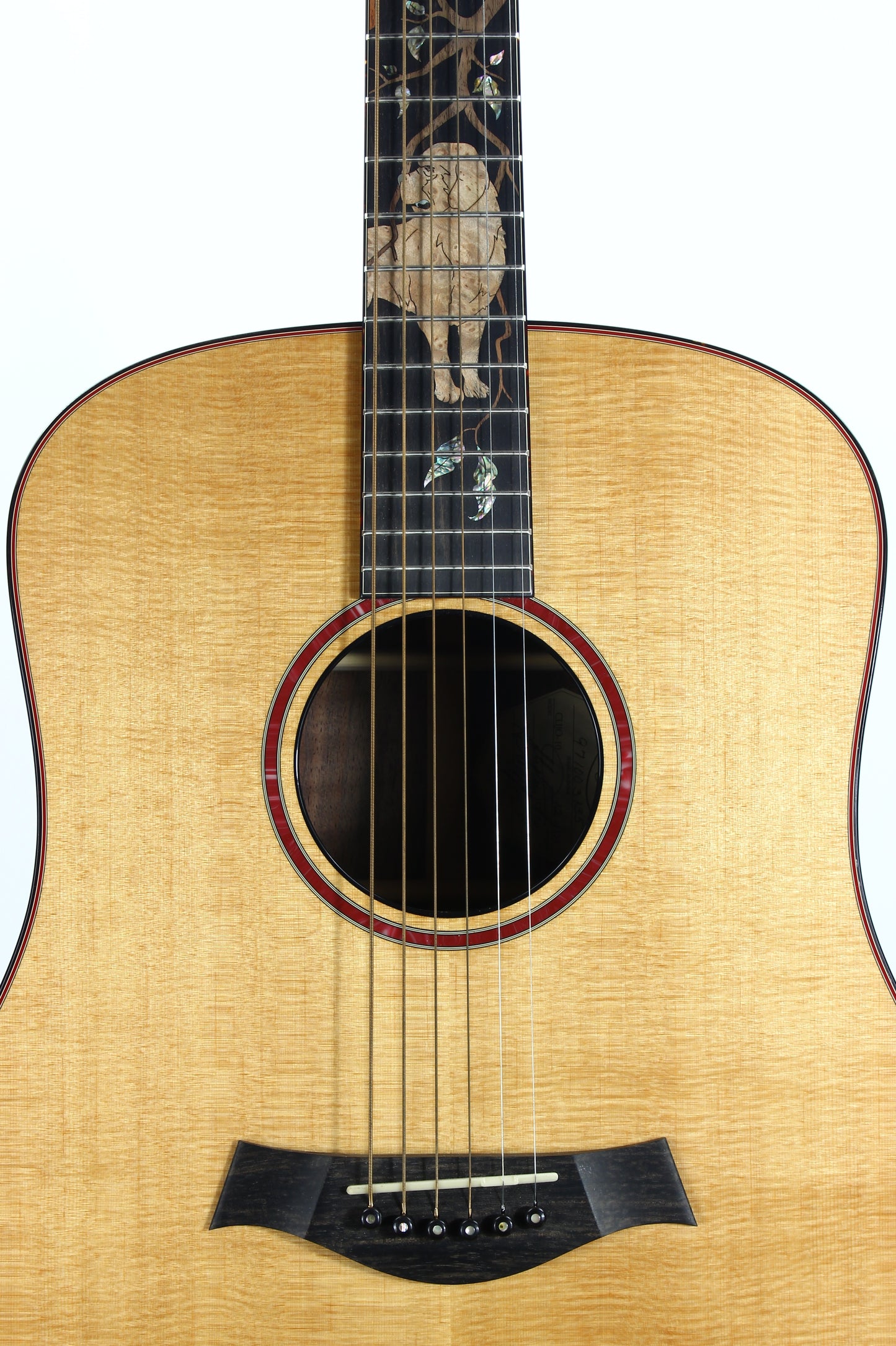 UNPLAYED! 1997 Taylor Cujo-10 Dreadnought Stephen King Signed Model Acoustic Guitar - Cedar/Walnut 14