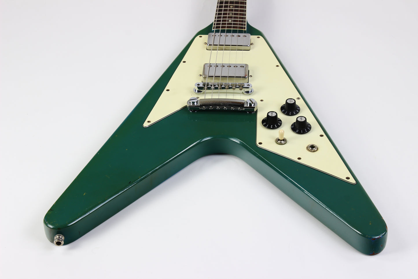 1981 Gibson Flying V BAHAMA BLUE w Original Case | Vintage Mahogany Vee! CUSTOM COLOR VERY RARE