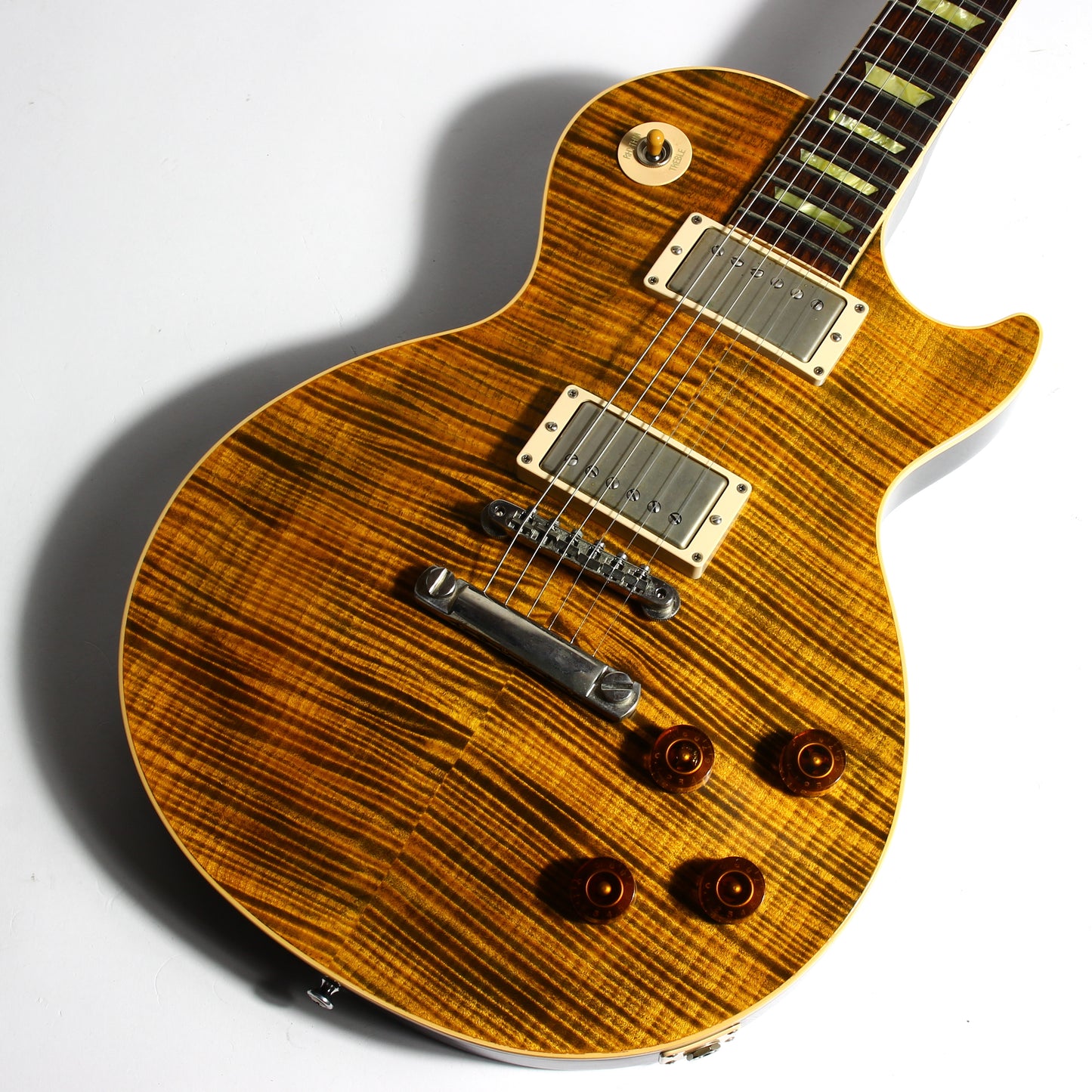 2008 Gibson Custom Shop Joe Perry BONEYARD '59 Les Paul Green Tiger Flame - Reissue 1959 R9