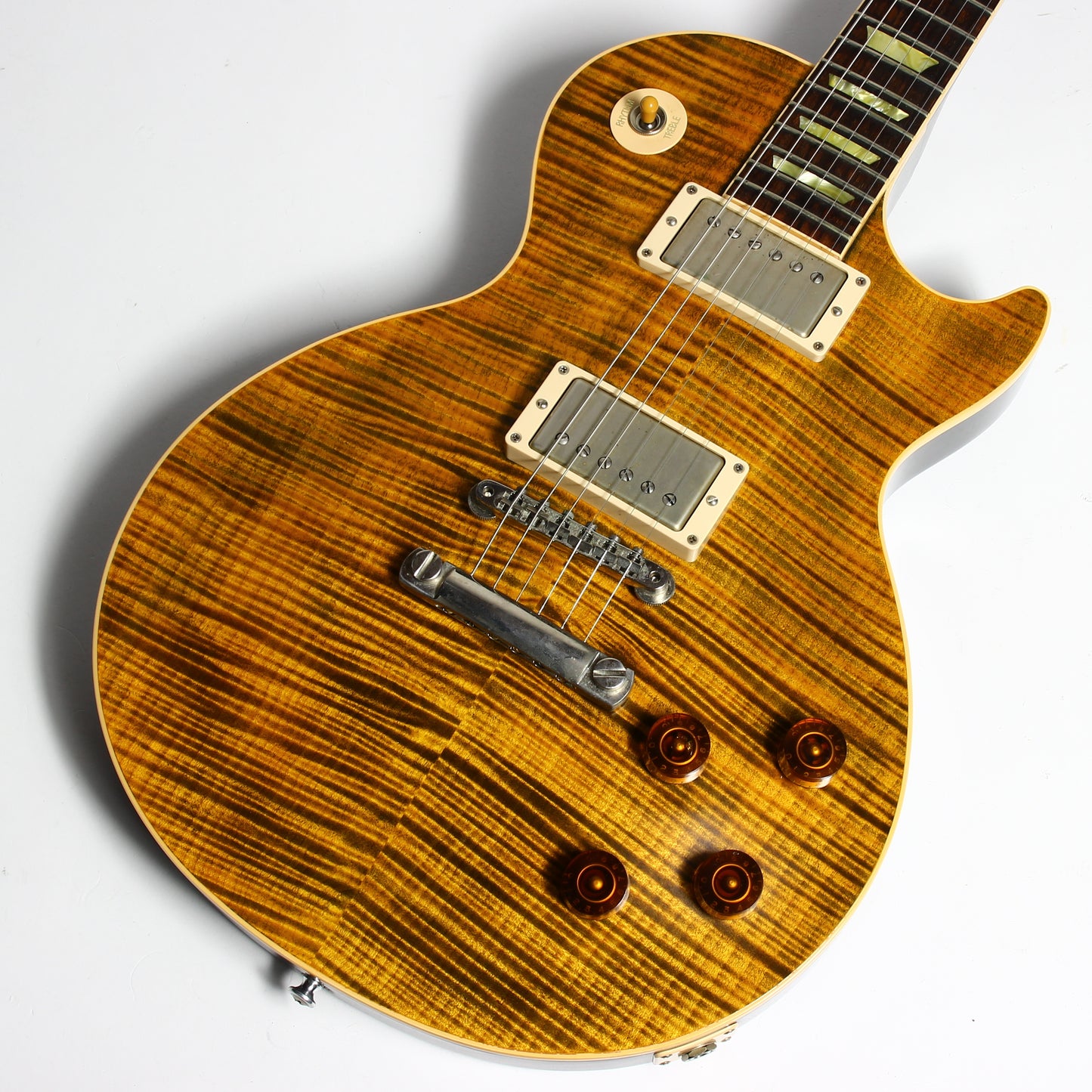 2008 Gibson Custom Shop Joe Perry BONEYARD '59 Les Paul Green Tiger Flame - Reissue 1959 R9