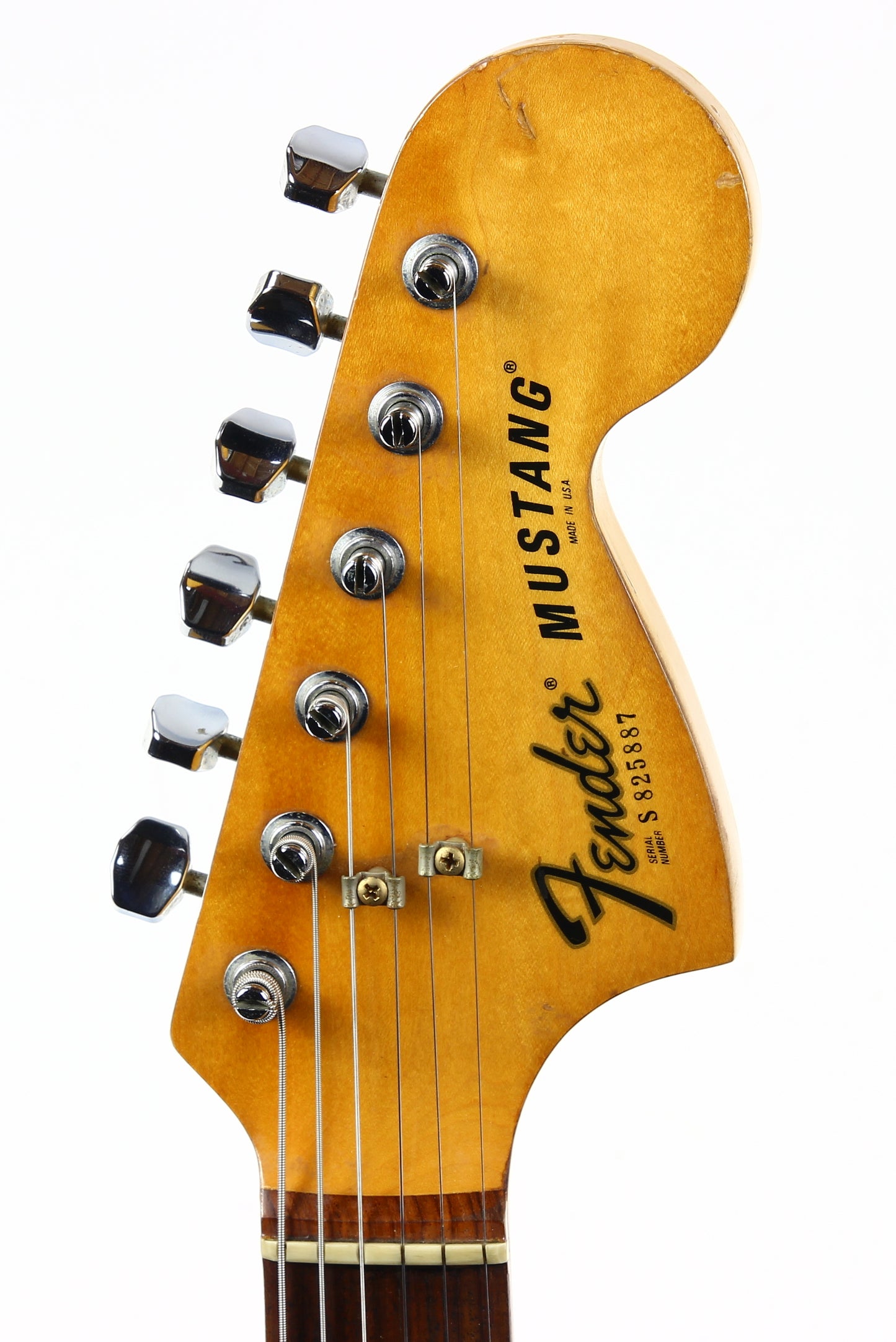 1978 Fender Mustang Olympic White w Original Hard Case, Player Grade