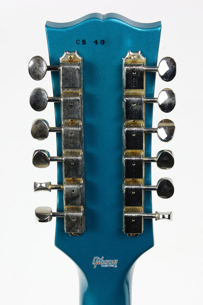 Gibson Custom Shop 1965 Non-Reverse Firebird V 12-String Reissue Electric Guitar Aqua Mist VOS