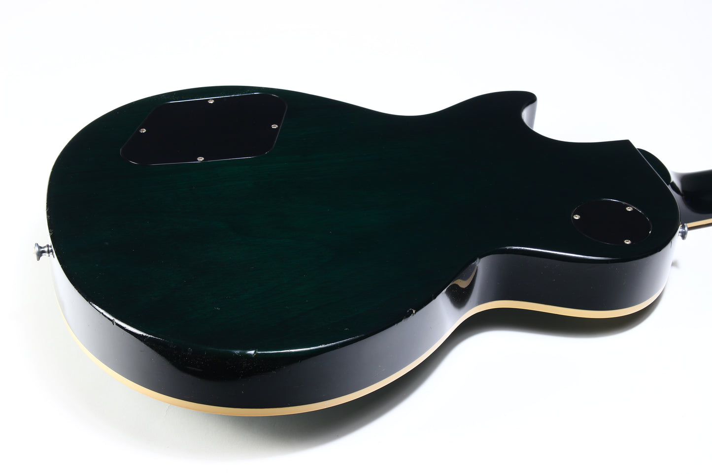 2004 Gibson Custom Shop Les Paul Elegant INSANE QUILT TOP! Peacock Green, Abalone Inlays, Ebony Board!