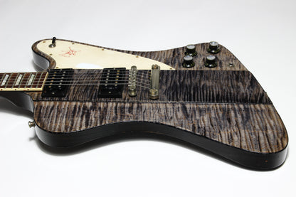 2017 Gibson Custom Shop SLASH FIREBIRD AGED Trans Black Flametop! 25 Made Total!