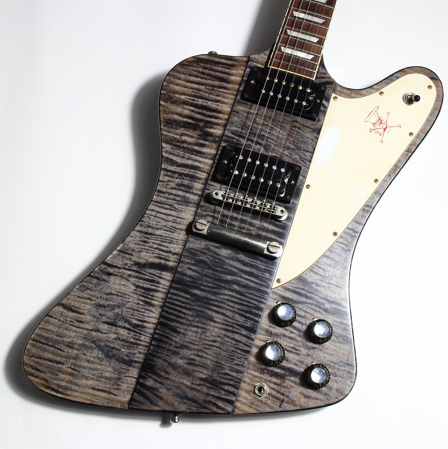 2017 Gibson Custom Shop SLASH FIREBIRD AGED Trans Black Flametop! 25 Made Total