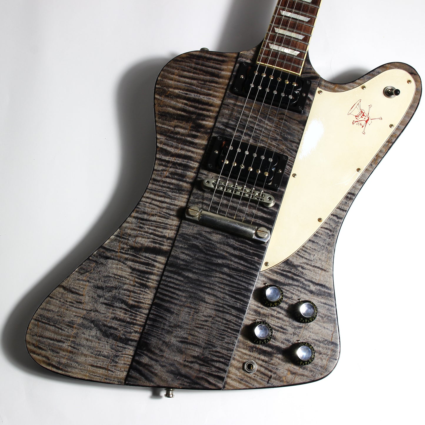 2017 Gibson Custom Shop SLASH FIREBIRD AGED Trans Black Flametop! 25 Made Total!