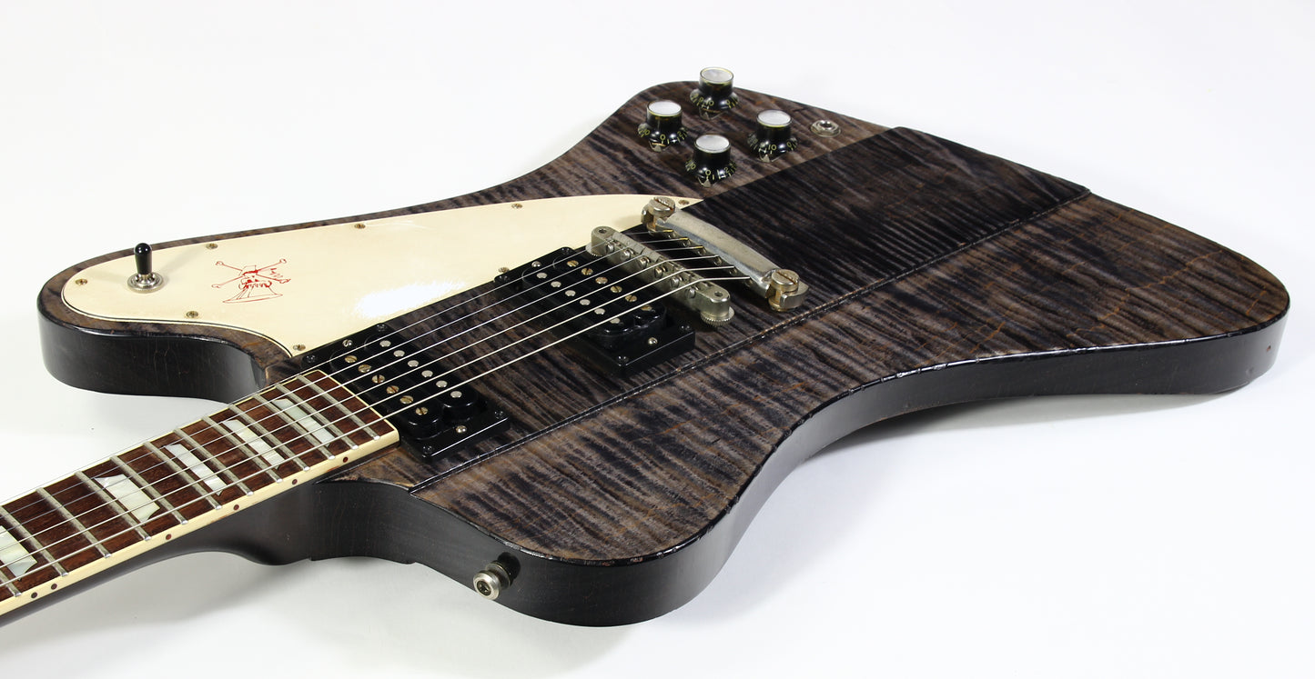 2017 Gibson Custom Shop SLASH FIREBIRD AGED Trans Black Flametop! 25 Made Total!