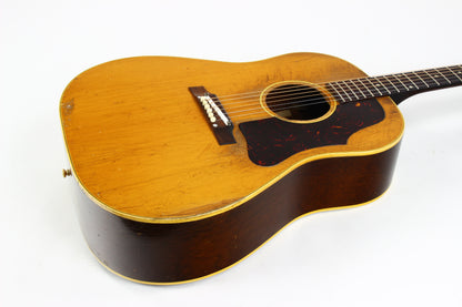 1961 Gibson J-50 Natural Vintage Acoustic Flat Top Dreadnought Guitar