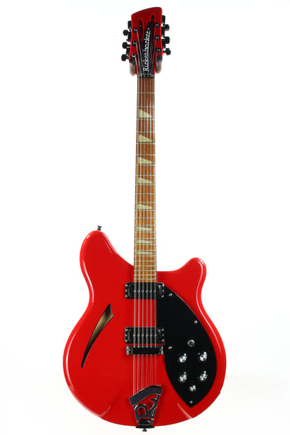 1989 Rickenbacker 360/12 BT RED 12-String Electric Guitar - Black Binding, Uncommon Color, w/ Original Case