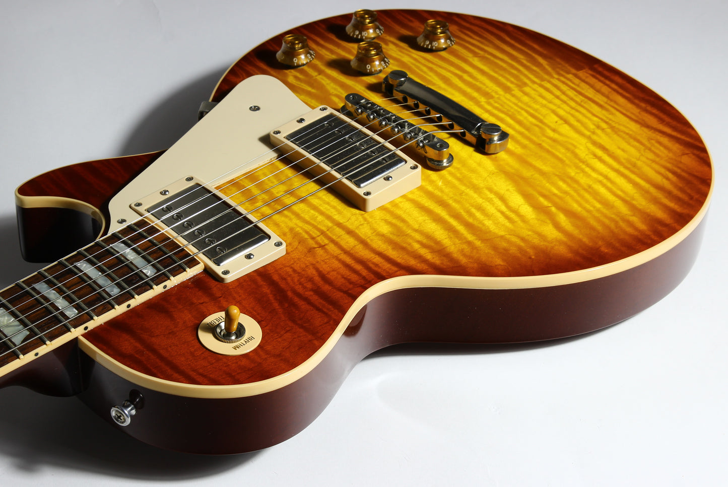 1999 Gibson Custom Shop Les Paul Standard Flametop ala Jimmy Page! 1959 reissue type Long Neck Tenon