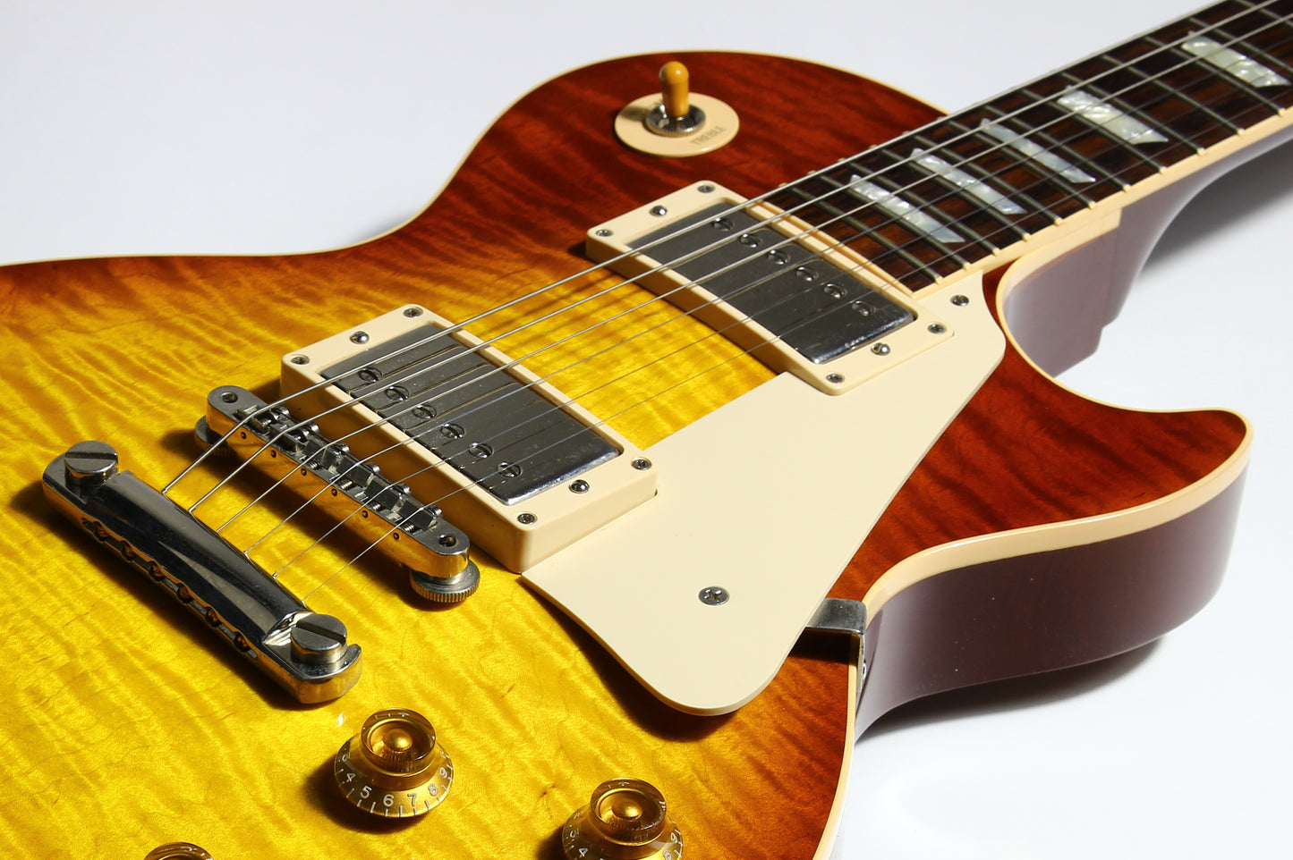 1999 Gibson Custom Shop Les Paul Standard Flametop ala Jimmy Page! 1959 reissue type Long Neck Tenon