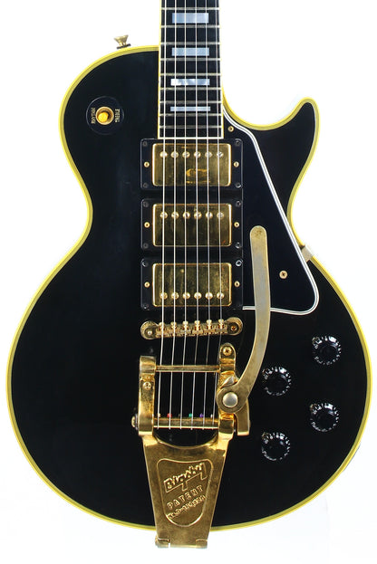 1995 Gibson '57 Les Paul Custom Reissue Bigsby 3 Pickups! LPB-3 Black Beauty Historic 1957