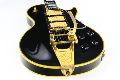 1995 Gibson '57 Les Paul Custom Reissue Bigsby 3 Pickups! LPB-3 Black Beauty Historic 1957