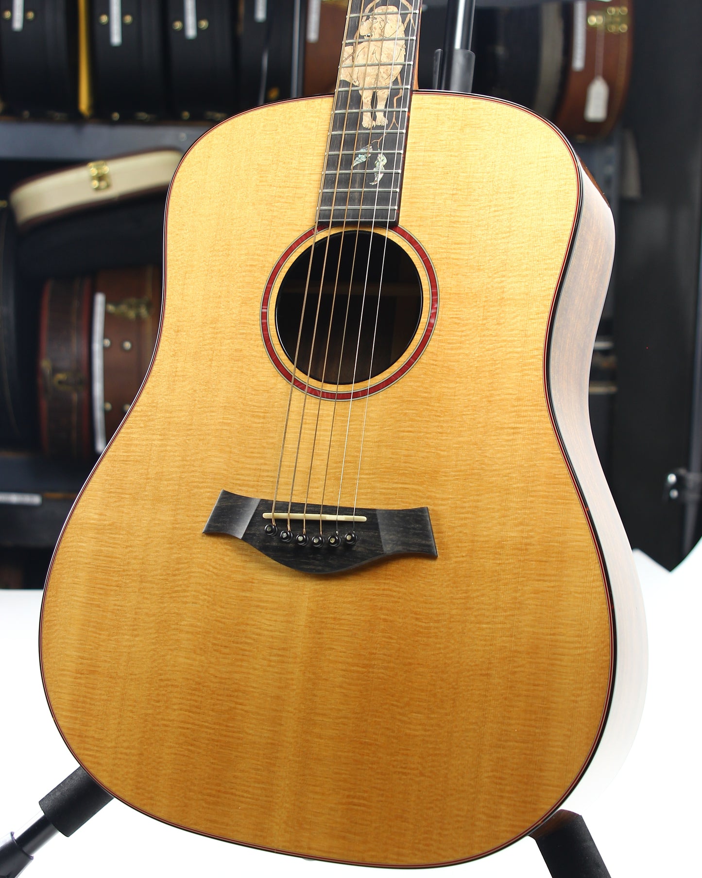 UNPLAYED! 1997 Taylor Cujo-10 Dreadnought Stephen King Signed Model Acoustic Guitar - Cedar/Walnut 14