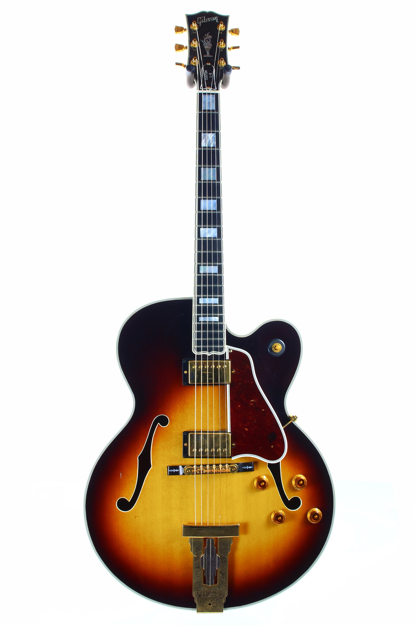 2007 Gibson Custom Shop L-5 CES Sunburst James Hutchins Archtop Jazz L5 Electric Guitar - CLEAN!