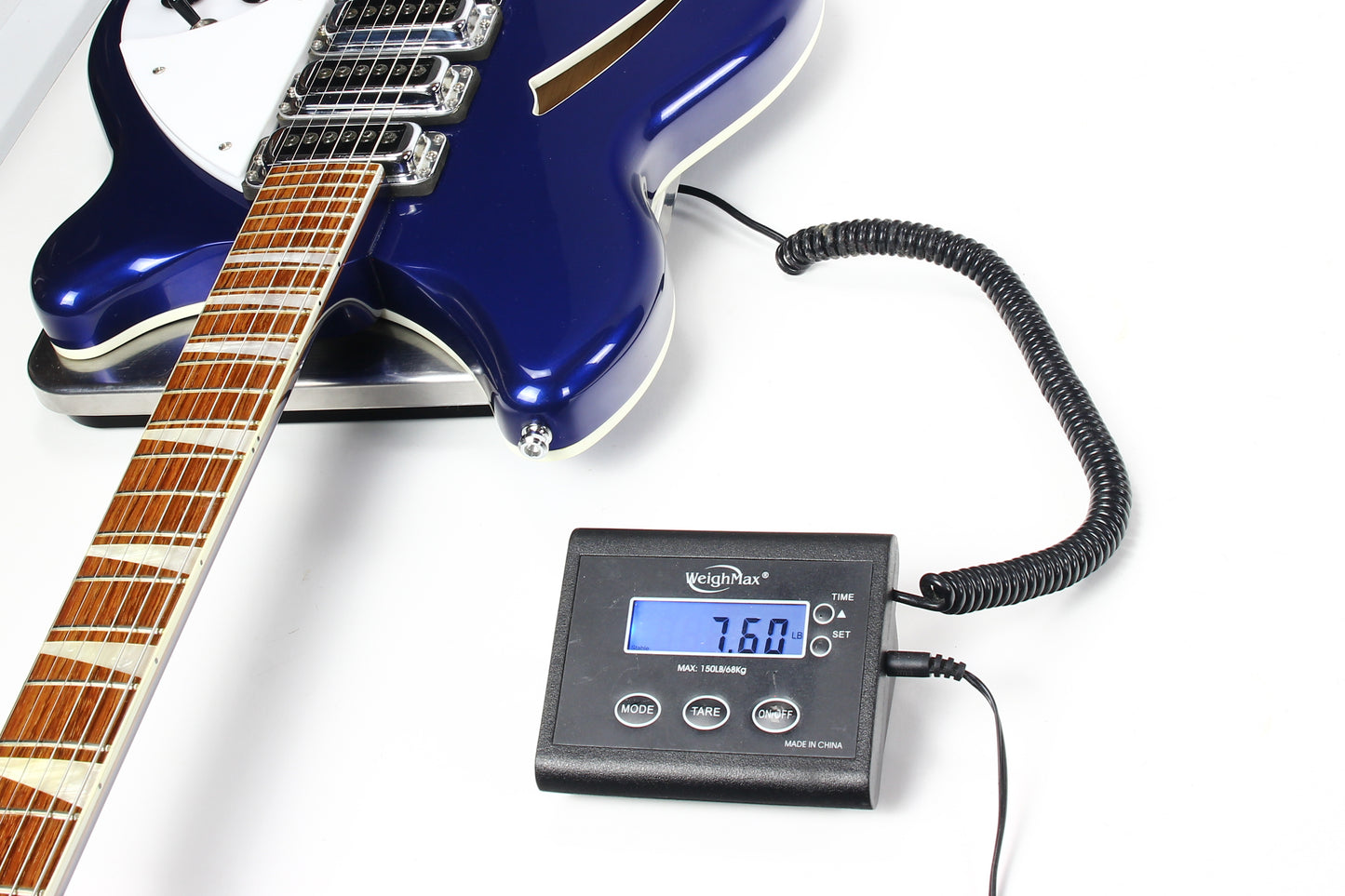 2008 Rickenbacker 370 Midnight Blue MB w Original Case 3 pickup 360