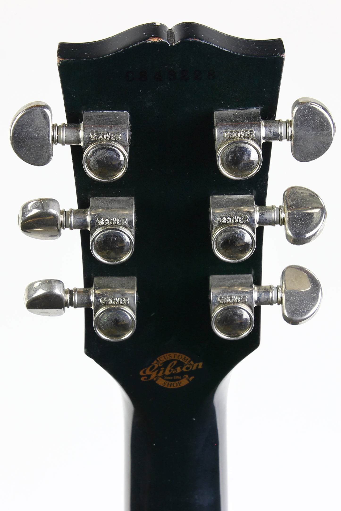 2004 Gibson Custom Shop Les Paul Elegant INSANE QUILT TOP! Peacock Green, Abalone Inlays, Ebony Board!