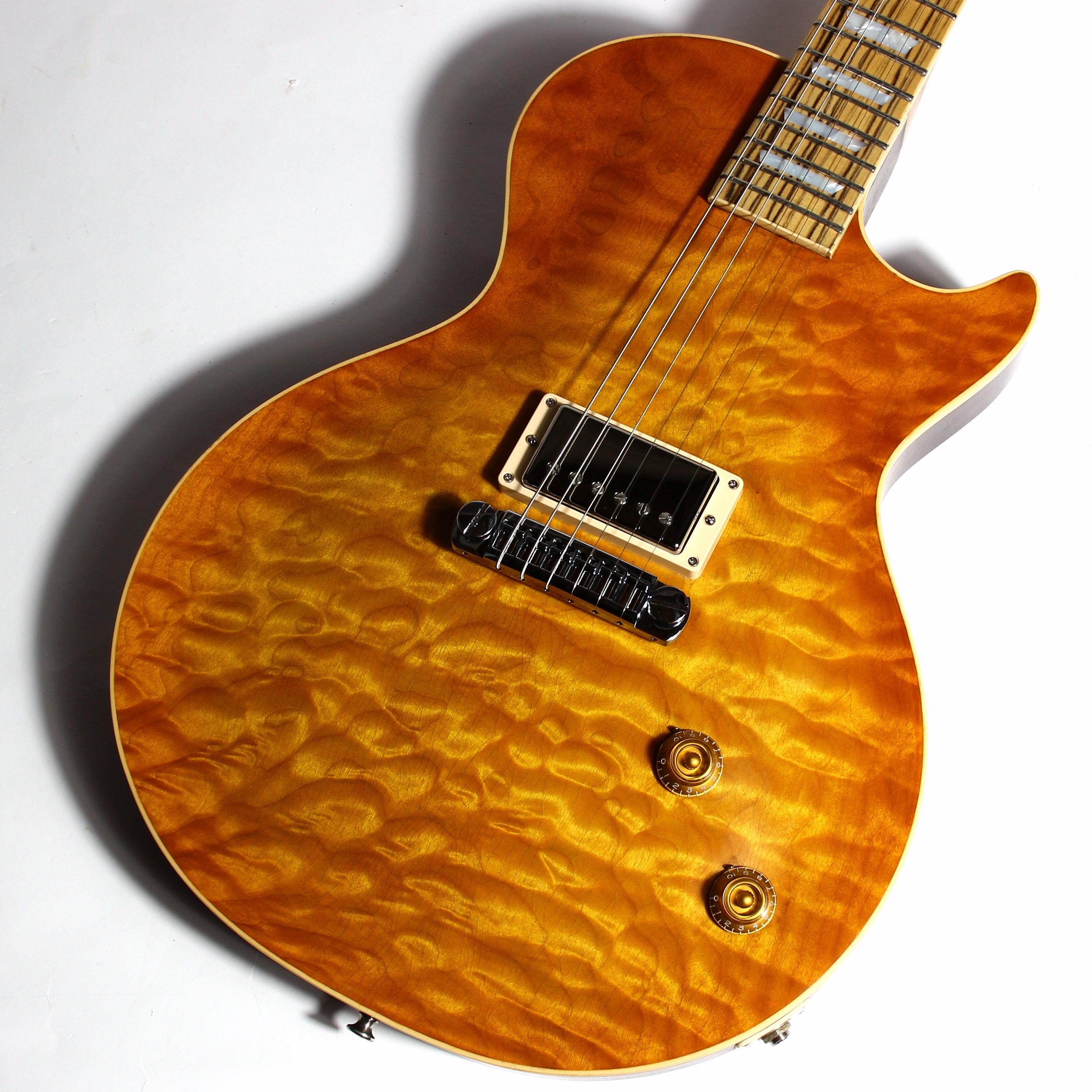 2021 Larry Corsa Rocker Korina w/ Aged Finish, Gibson Burstbucker Pro ...