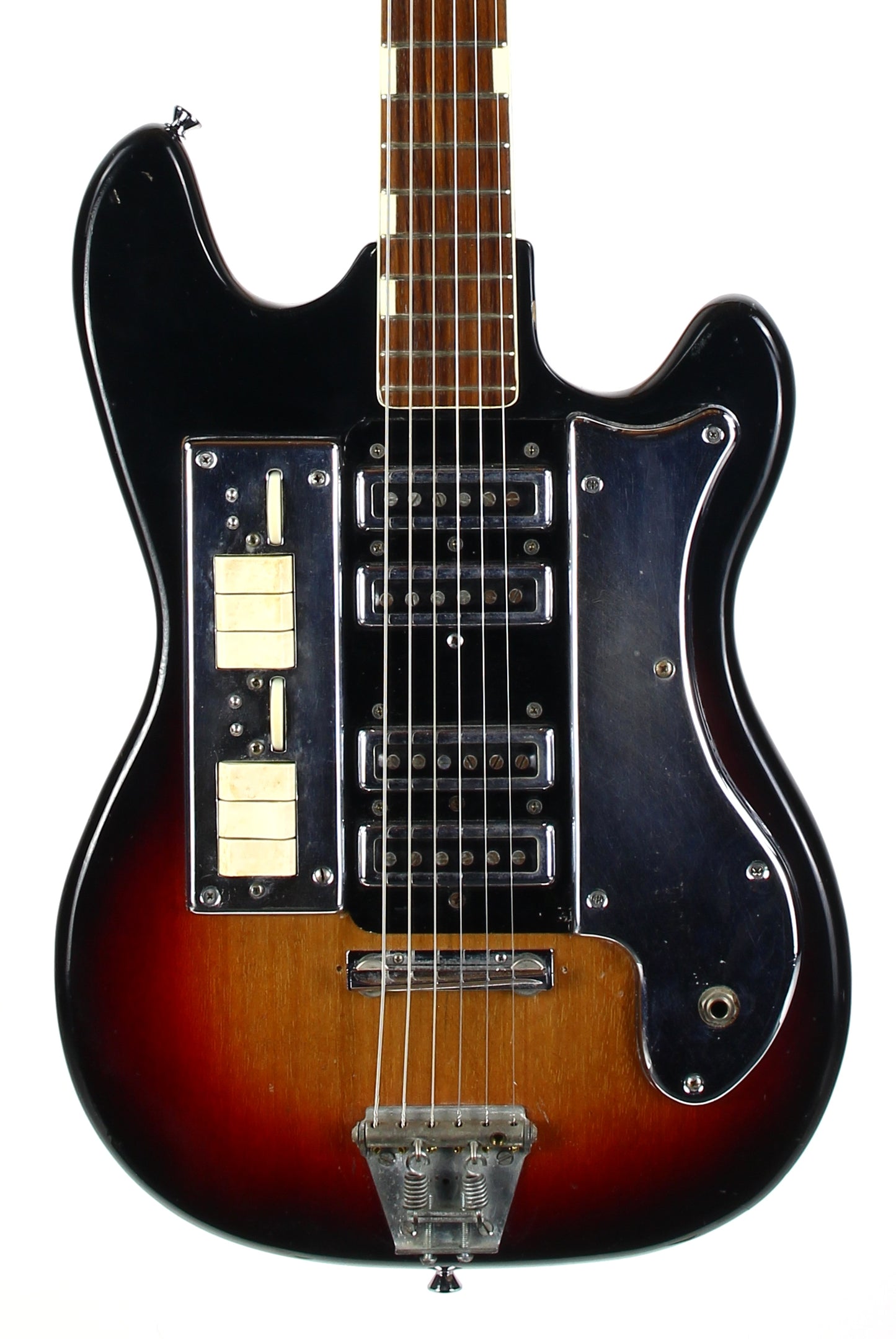 1960s Guyatone VN-4 Electric Baritone Guitar by Teisco Del Rey - Rare MIJ Electric Bass VI