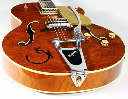 2024 Gretsch Chet Atkins 6120 G6120TGQM-56 Quilt Classic | Roundup Orange Stain Lacquer